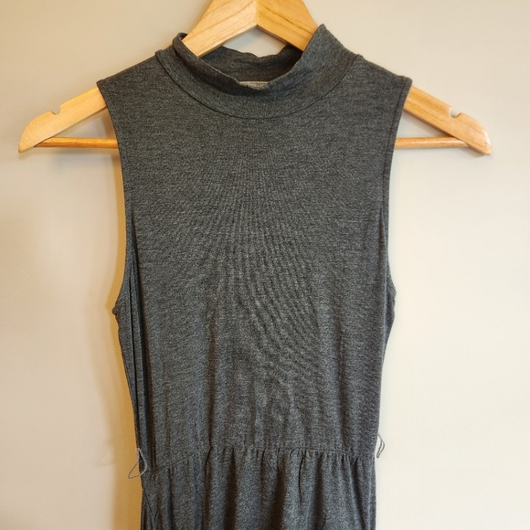 Miin Dark Grey Asymmetrical Dress - Picture 3 of 5